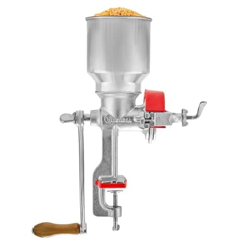 Victoria Manual Cast Iron Grain Mill, High Hopper