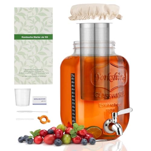 1-Gallon Kombucha Jar with Stainless Spigot