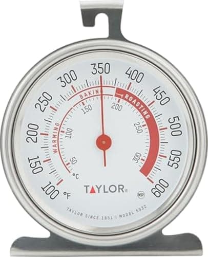 Taylor Analog Oven Thermometer, 3 Inch Dial