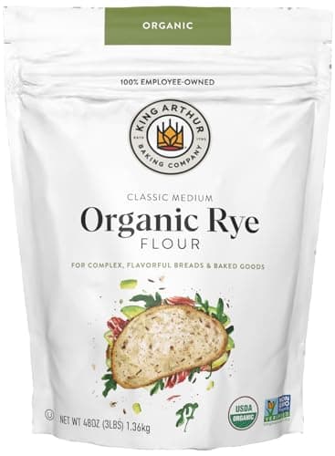 King Arthur Organic Medium Rye Flour, 3 lb