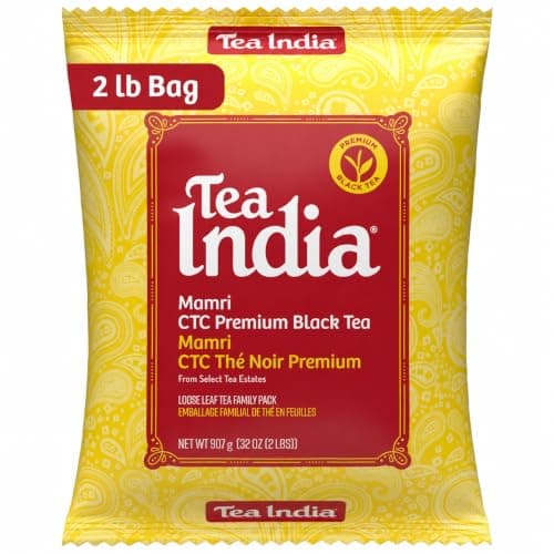 Tea India Assam Black Tea, CTC Loose Leaf, 2 lb
