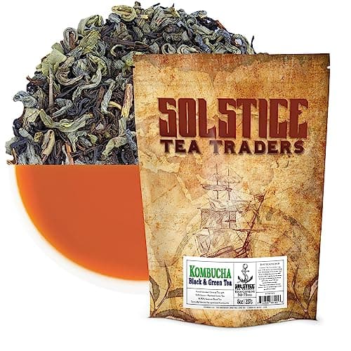 Solstice Kombucha Loose Leaf Tea, Keemun Black and Hyson Green 50/50