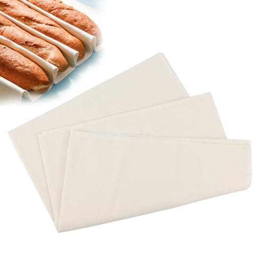 ZJIVQO Natural Linen Bakers Couche, 47 x 27 inch
