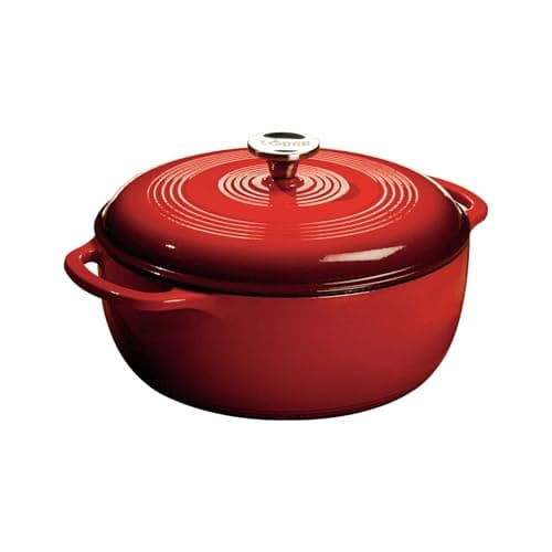 Lodge 6-Quart Enameled Cast Iron Dutch Oven