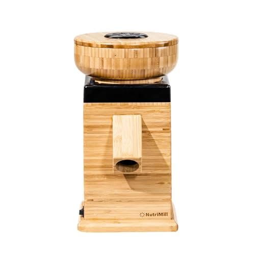 NutriMill Harvest Electric Stone Grain Mill, 450 Watt