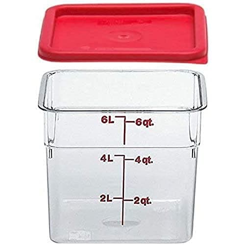 Cambro Camsquare 6-Quart Polycarbonate Container