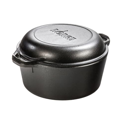 Lodge 5-Quart Double Dutch Oven