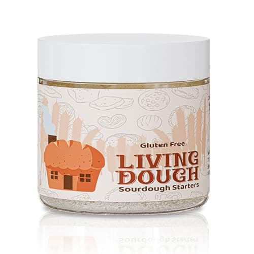 Living Dough Gluten Free Sourdough Starter, 3.5 oz Fresh