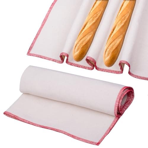 OULLYY Bakers Couche, 23 x 26 inch, Flax Linen
