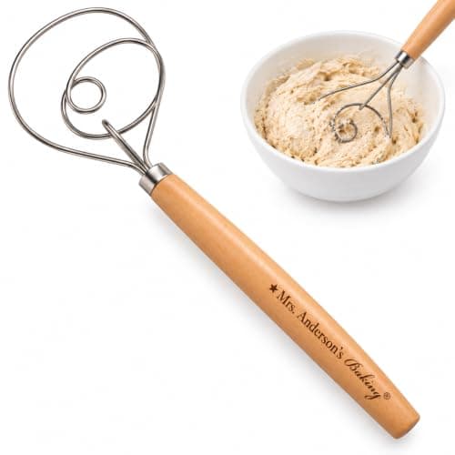 Mrs. Anderson's Baking Dough Whisk, Single-Loop, 12 Inch